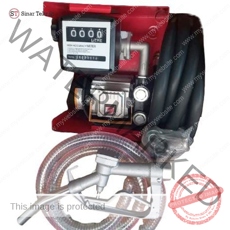 Flow Meter Pompa Transfer Minyak BBM Set