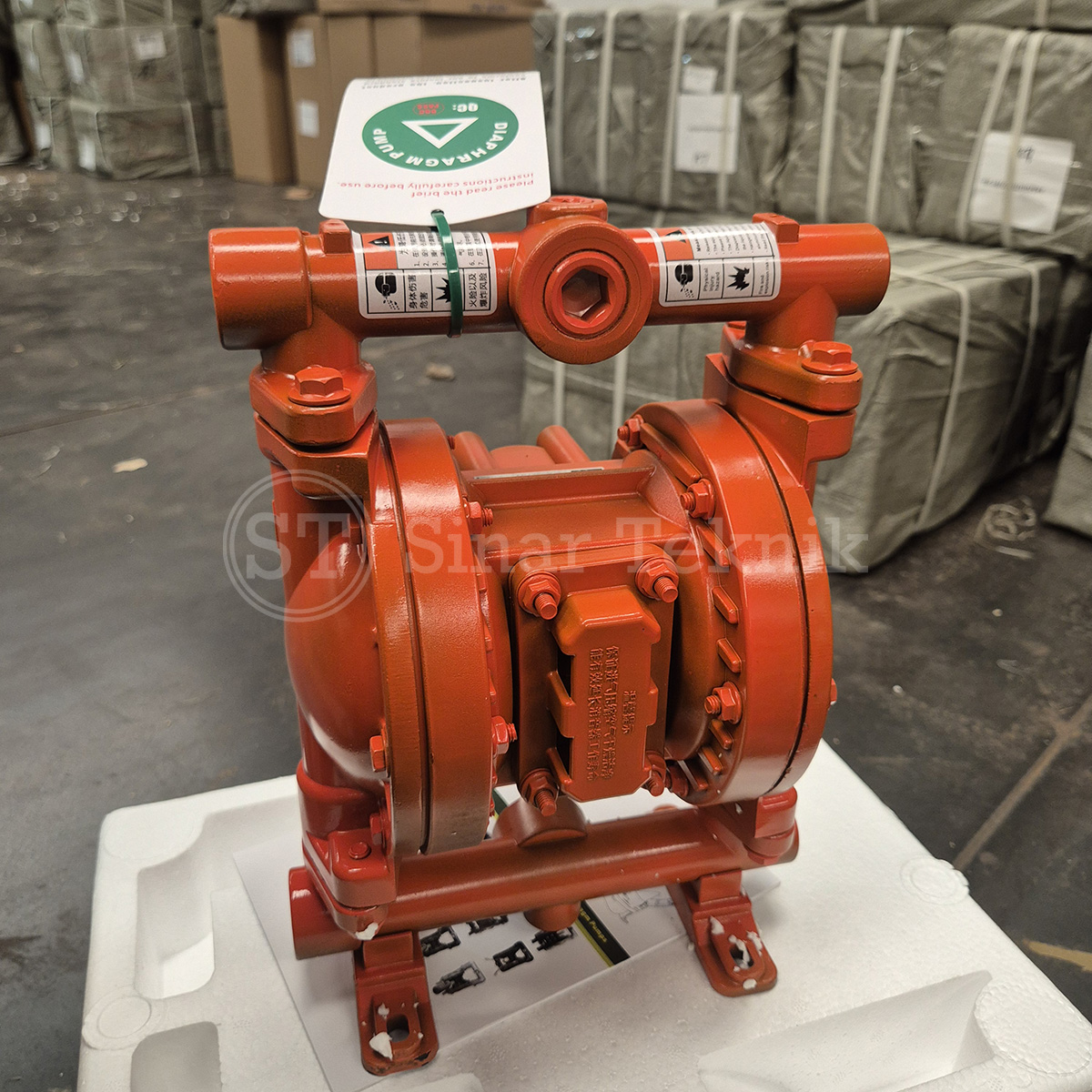 Diaphragm Pump Alloy Buna-N 1/2 Inch - Image 5