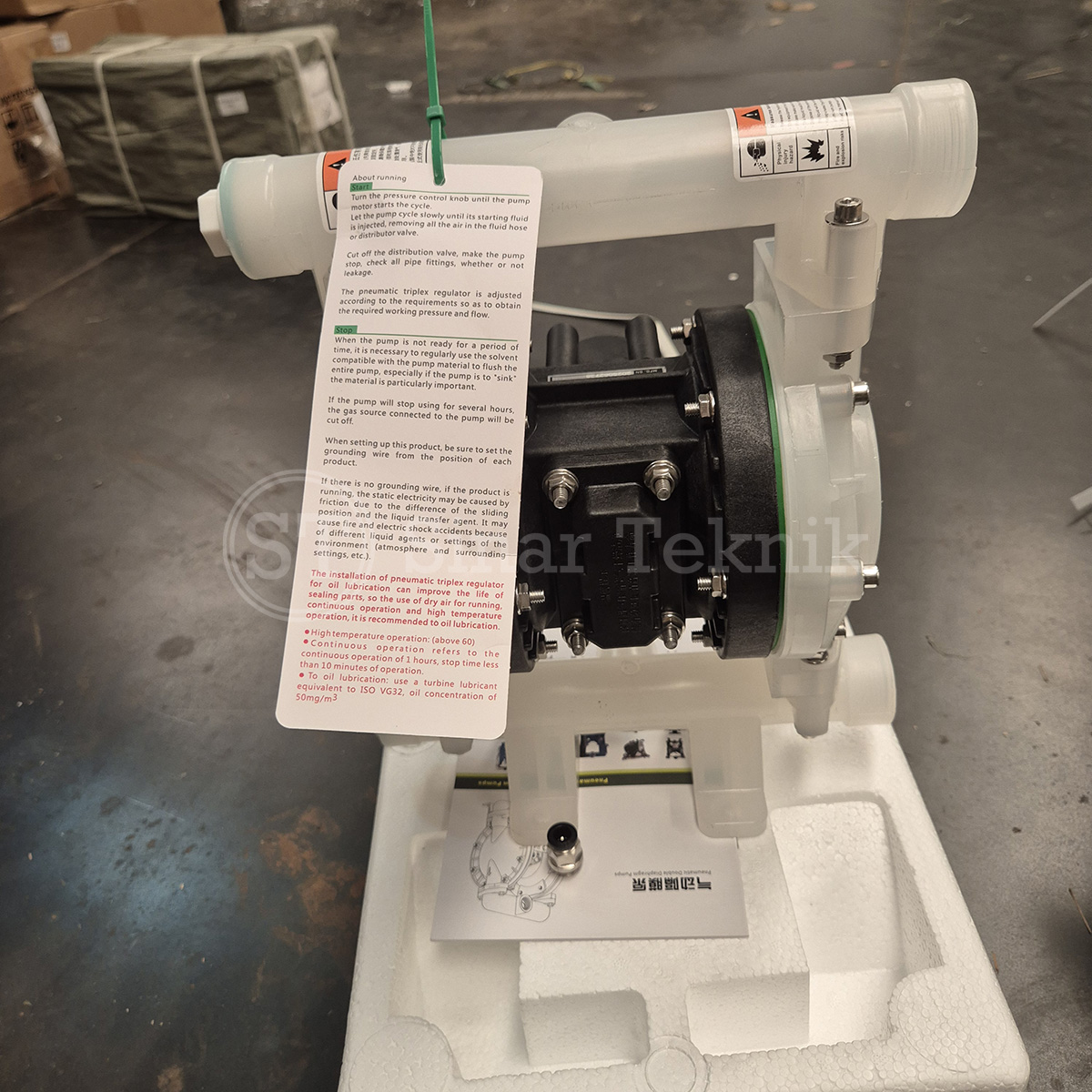 Diaphragm Polypropylene Pump - 1 Inch